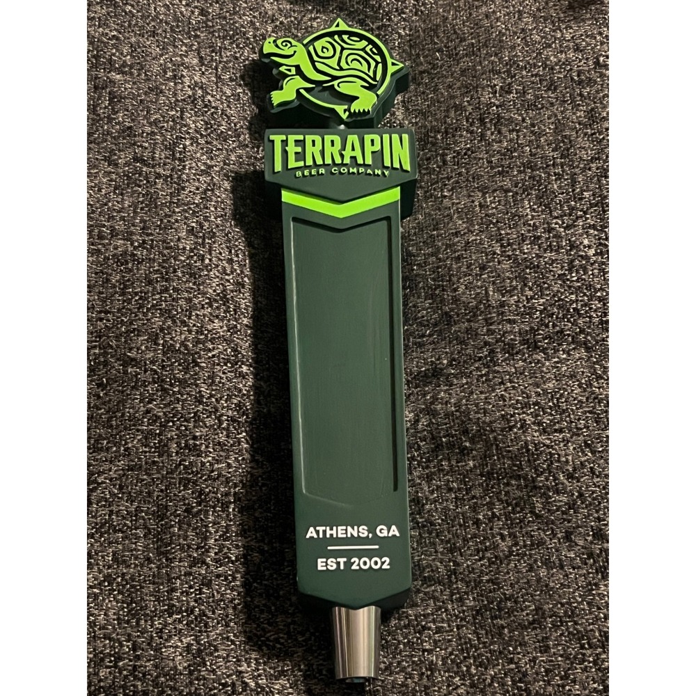 Terrapin Beer Company Tap Handle Unisex OS Green Excellent Turtle Athens GA Logo
